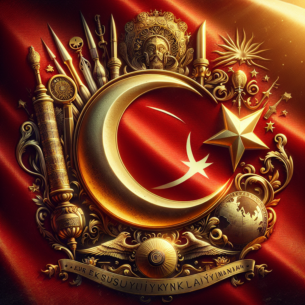 Türk Bayrağındaki Ay ve Yıldız Nereden Geliyor ? İşte Şanlı Türk Bayrağımızın Tarihi realistic style.