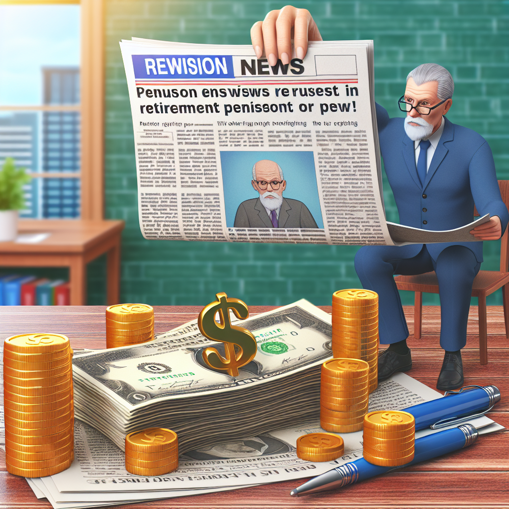 Emekli Maaşlarına yeni zam yolda. Son Emekli Haberleri realistic style.