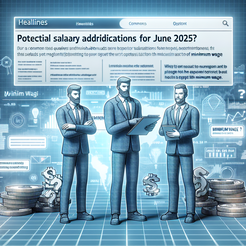 Haziran 2025 Asgari Ücrete Zam Yapılacak mı ? İşte Merak Edilenler realistic style
