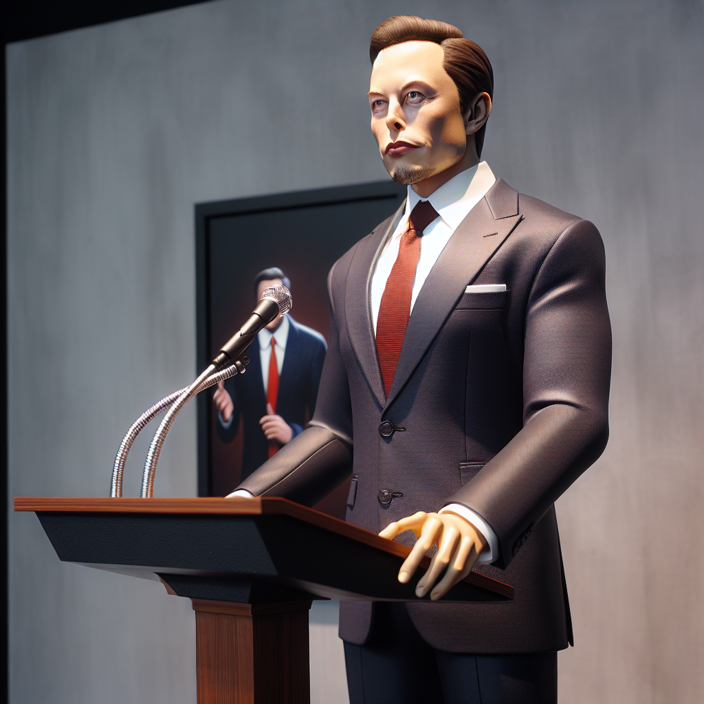 Yeni Parti Kuran Elon Musk ABD ye Başkan Olabilir mi ? realistic style